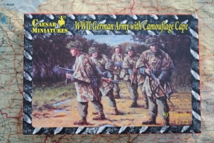 Caesar Miniatures HB04  WWII German Army with Camouflage Cape